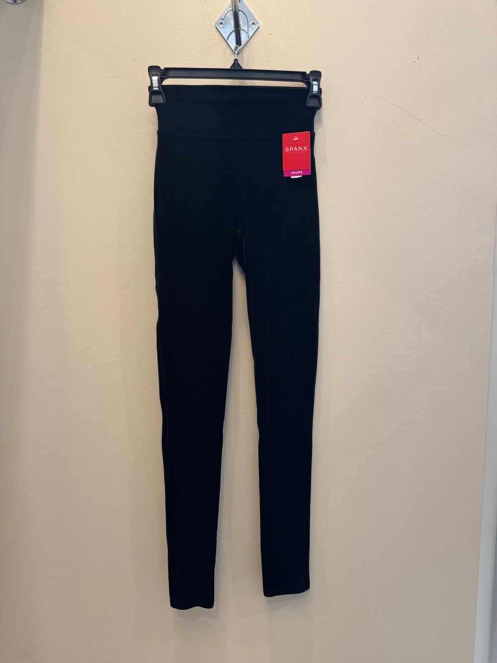 SPANX Black Velvet Leggings